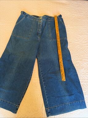 Ralph Lauren Dark Blue Wide Leg Denim Jeans